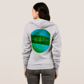 Neon Grünes Fußball Hoodie (Schwarz voll)