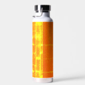 Neon Grunge Orange Flasche aus rostfreiem Stahl (Rechts)