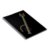 Neon Guitar Notizblock (Rechte Seite)