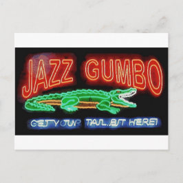 Neon Gumbo Postkarte