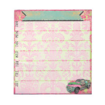 Neon Gypsy Wöchentlicher Planer Notizblock