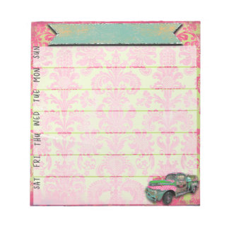 Neon Gypsy Wöchentlicher Planer Notizblock