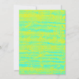 Neon Halftone Grunge Blank Card Dankeskarte