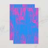 Neon Halftone Grunge Blank Einladungskarte Einladung (Vorne/Hinten)