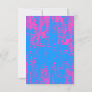 Neon Halftone Grunge Blank Einladungskarte Einladung