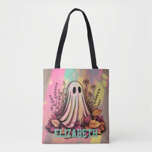 Neon Halloween Ghost, Halloween Ghost, Halloween, Tasche (Vorderseite)