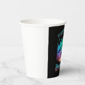 Neon Halloween Hexen Png Pappbecher (Rechts)