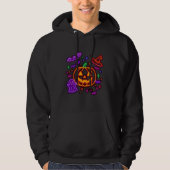 Neon Halloween Hoodie (Vorderseite)