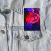 Neon-Halloween-Kürbisse Button (Insitu)