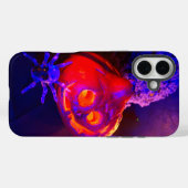 Neon-Halloween-Kürbisse Case-Mate iPhone Hülle (Rückseite (Horizontal))