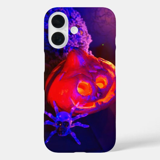 Neon Halloween-Kürbisse Case-Mate iPhone Hülle (Rückseite)