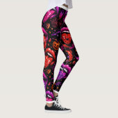 Neon Halloween Lips Leggings (Rechts)