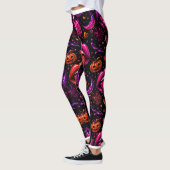 Neon Halloween Lips Leggings (Links)