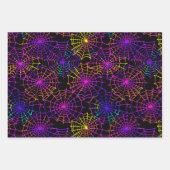 Neon-Halloween-Muster Geschenkpapier Set (Vorderseite 3)