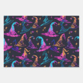 Neon-Halloween-Muster Geschenkpapier Set (Vorderseite 3)
