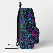 Neon Halos Bedruckter Rucksack (Links)