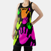 Neon Handprint Graffiti Muster Schürze (InSitu)
