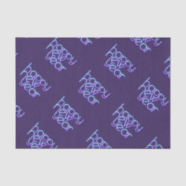 Neon Happy New Year Seidenpapier