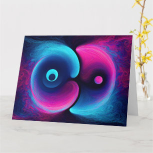 Neon Harmony: Eine moderne Interpretation von Yin Karte