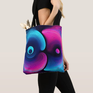 Neon Harmony: Eine moderne Interpretation von Yin Tasche