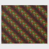 Neon hat ein sehr frohes Weihnachtsfest Geschenkpapier (Flach)