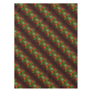 Neon hat ein sehr frohes Weihnachtsfest Tischdecke