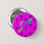 Neon Heart Button (Vorne & Hinten)