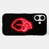 Neon Heart Case-Mate iPhone Hülle (Rückseite (Horizontal))