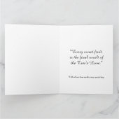 Neon Heart Greeting Card / Tarjeta Corazón Neón Karte (Innenseite)