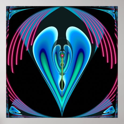 Neon Heart Poster (Vorne)