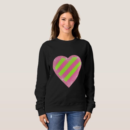 Neon Heart Sweatshirt (Vorne ganz)