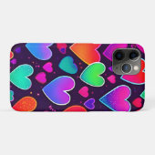 Neon Heart Symphony Case-Mate iPhone Hülle (Rückseite (Horizontal))