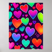 Neon Heart Symphony Poster (Vorne)