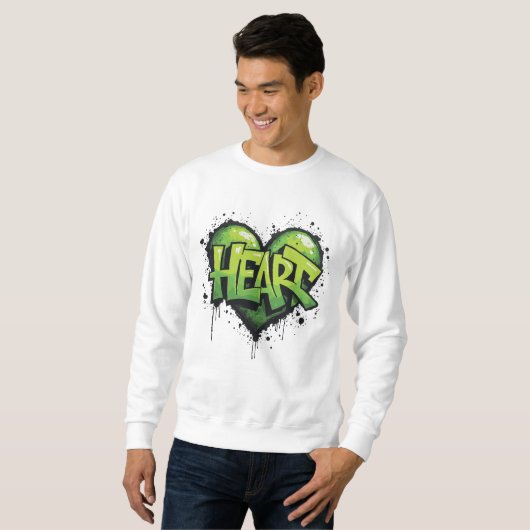 Neon Heartbeat Sweatshirt (Vorne ganz)