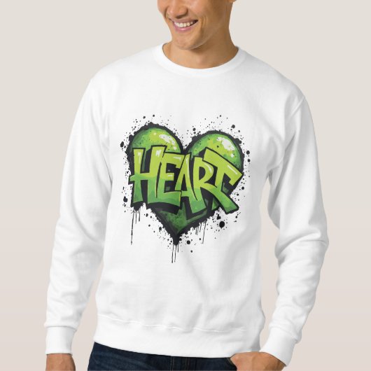Neon Heartbeat Sweatshirt (Vorderseite)