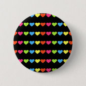 Neon Hearts Button (Vorderseite)