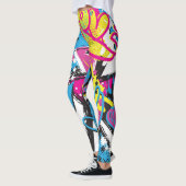 Neon Hearts: Grunge Girl Pattern Leggings (Links)