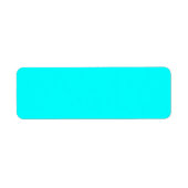Neon hellblauer Hex Code 00ffff (Vorne)