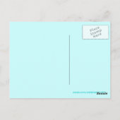 Neon helle Farben Schnüre Postkarte (Rückseite)