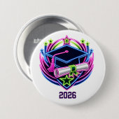 Neon-Helligkeit Abschluss-Logo Button (Vorne & Hinten)
