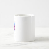 Neon-Helligkeit Abschluss-Logo Kaffeetasse (Mittel)