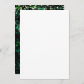 Neon Hello 40. Geburtstagsfeier Party Einladung (Vorne/Hinten)