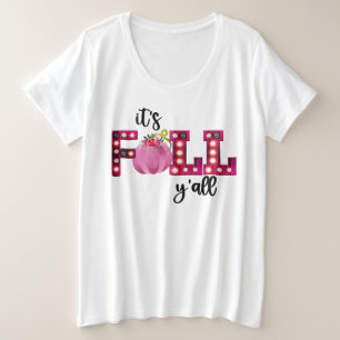 Neon Herbst Autumn individuell anpassen Große Größe T-Shirt