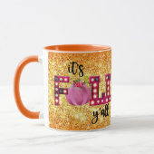 Neon Herbst Farbe anpassen Tasse (Links)