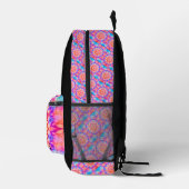 Neon Hippie Gefärbte Krawatte Girly Cool Sporty Co Bedruckter Rucksack (Rechts)