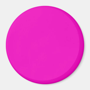 Neon Hot Pink Light Bright Fashion Color Trend Magnet