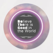 Neon Hot Pink Motivation Labels Etiketten (Design 1)