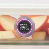 Neon Hot Pink Motivation Labels Etiketten (Befestigt)