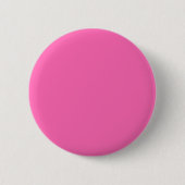 Neon Hot Pink Solid Color | Classic Button (Vorderseite)