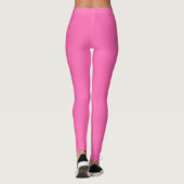 Neon Hot Pink Solid Color | Classic Leggings (Rückseite)